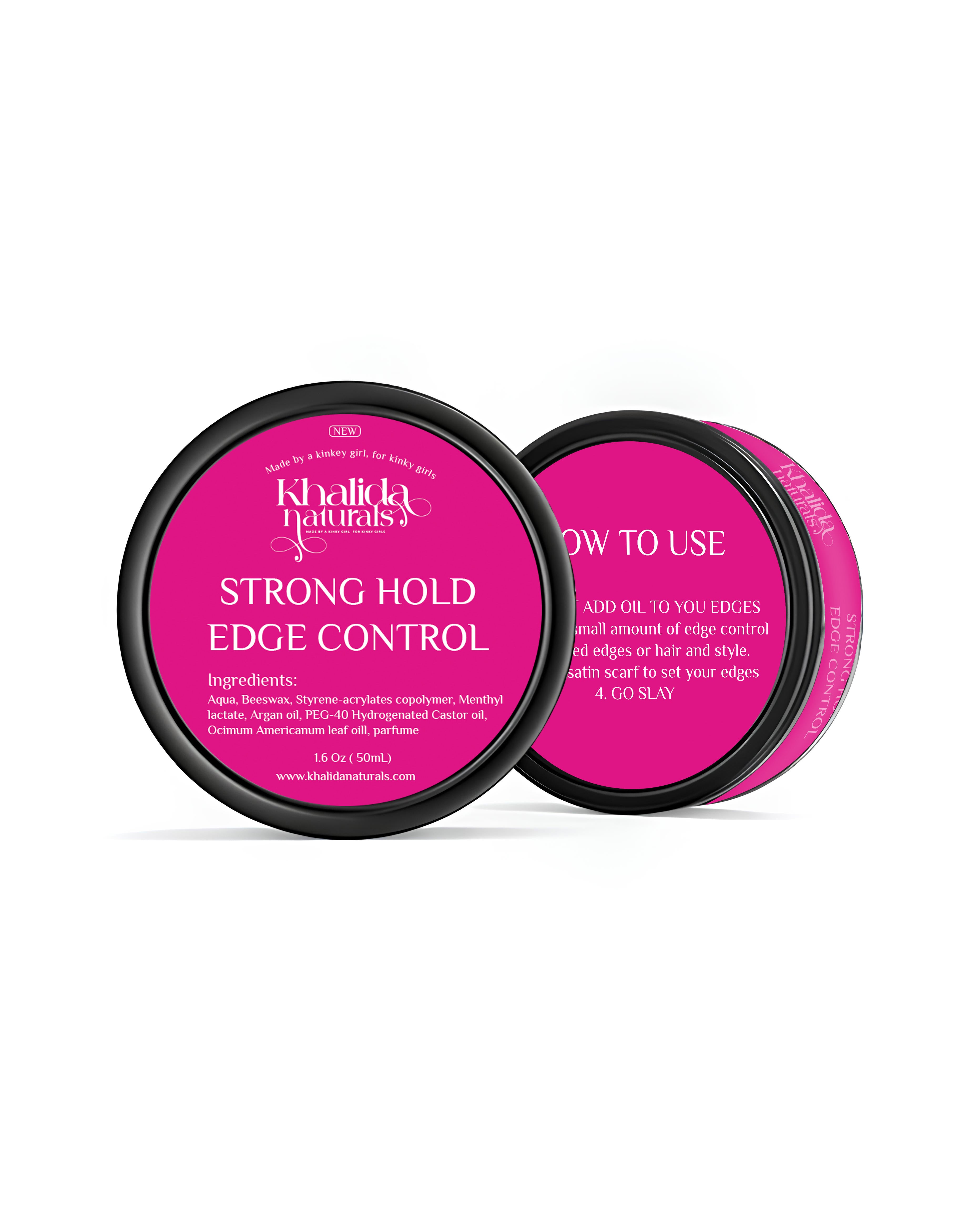 Kinky Hair Strong Hold Edge Control Gel